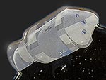 Etched Glass Command Service Module Detail