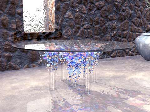 The Deepsea Anemone Table 3D Model