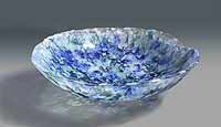 Cast & Fused Art Glass Bowls