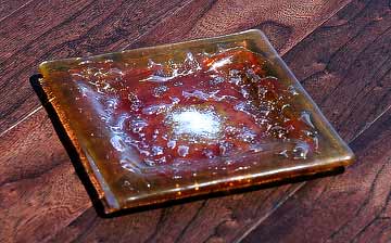 The Red Starburst Communion Plate
