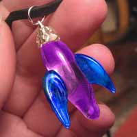 Art Glass Pendant Necklaces